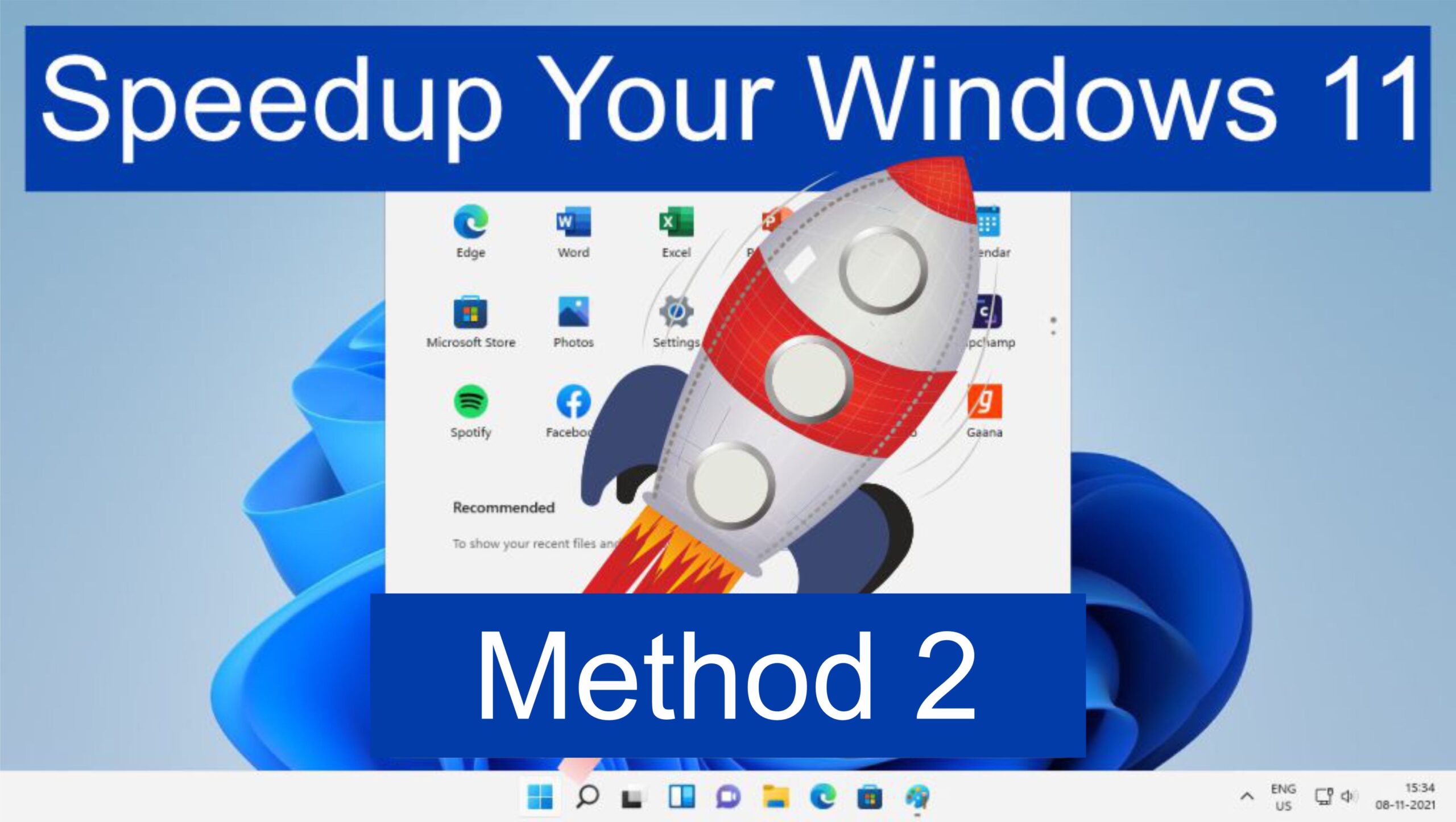 speedup windows 11 Method 2